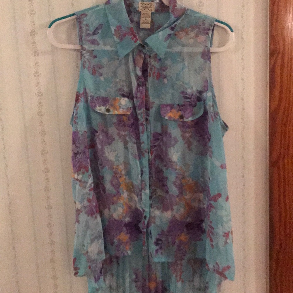 Hi-Low blouse